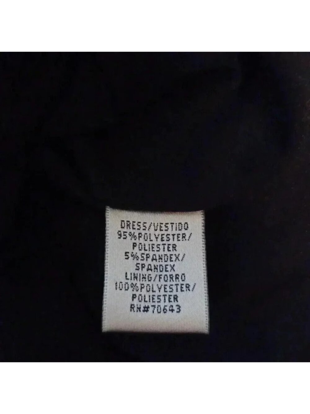 > Black dress with high waiste and cute back Women's Size 14 - Picture 10 of 15